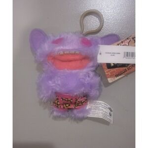 Zuru Fuggler Funny Ugly Monster Keyring Clip On 5 inch Toy - Grin Grin - NEW
